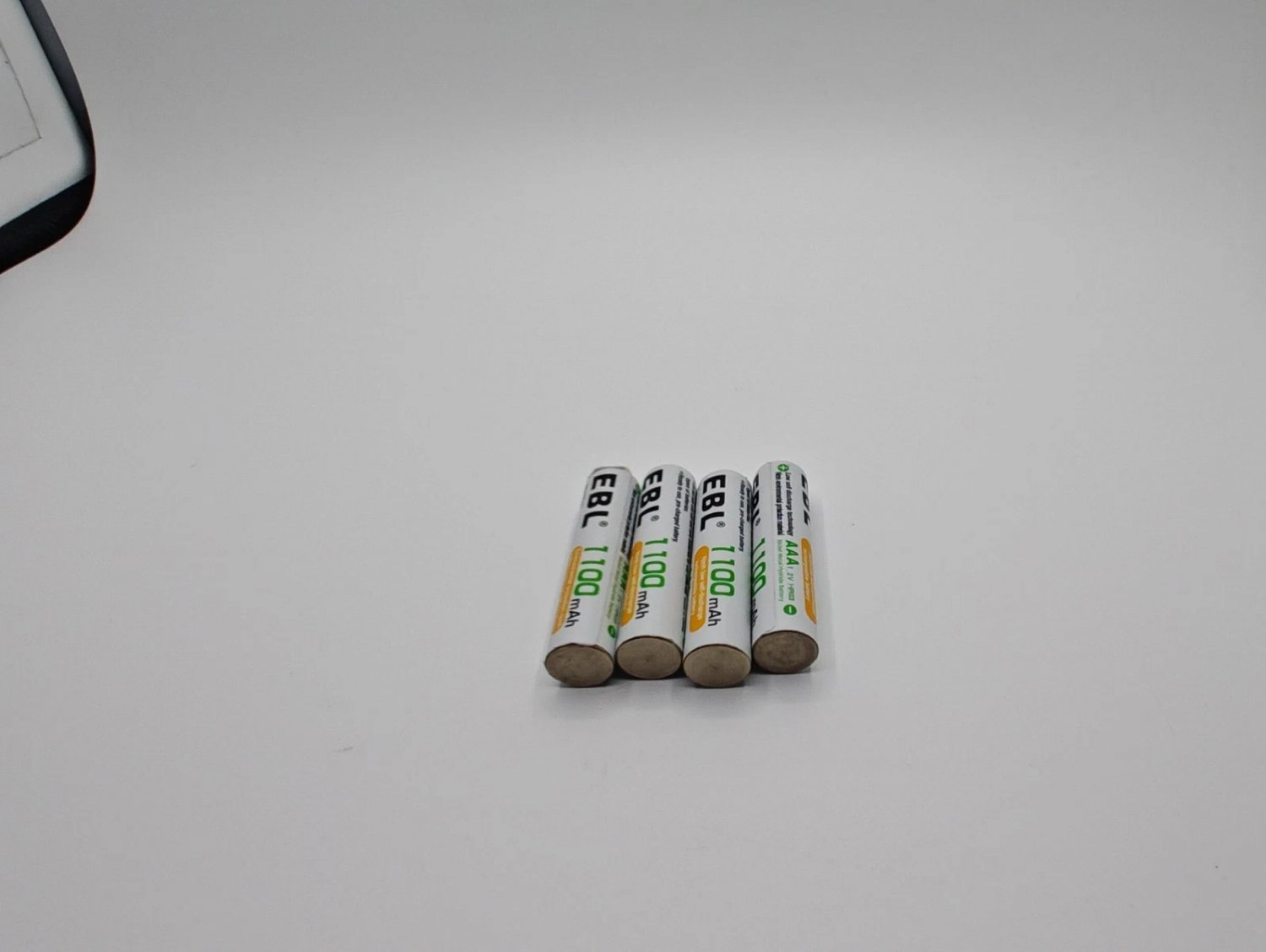 EBL AAA RECHARGEABLE Batteries 1100mAh Ni-MH Triple A Batteries Precharged 4 pc.