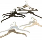Lot of 16 Asorted Plastic Retail Hangers Wire Hook Double Notched Shirt Non Slip