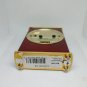 Vintage Linden Quartz Battery Operated Mantel Shelf Desk Clock Wood Grain READ