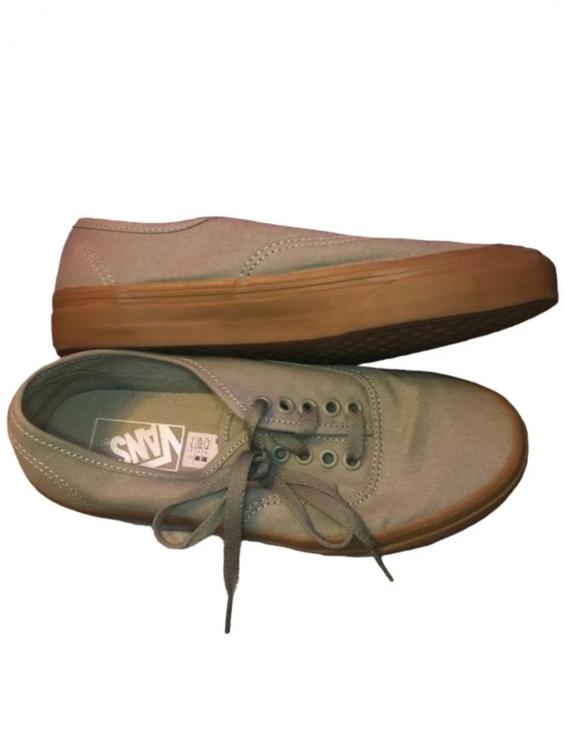 Vans Womens Authentic Pro VN0A3 Dark Shadow Lace Up Skateboard Shoes Size W 8.0