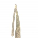 Men's White Dress Tie 3.1 in Solid Color Classic Neck Tie Necktie Damaged