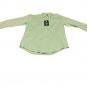 George &Acirc;&reg; Stretch Long Sleeve Green Button Front Shirt Size Medium - NICE