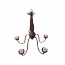 RUSTIC BRONZE 5 LIGHT CANDELABRA CHANDELIER BOREALIS