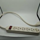 Belkin 6-Outlet Power Strip with five-foot cord, White