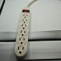 Belkin 6-Outlet Power Strip with five-foot cord, White