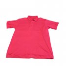 Gildan Dryblend Men's Polo Sport Shirt Jersey Pink ������ L Good Condition.