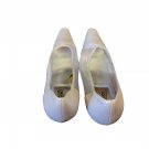 SALSERO size 9.5 BeigeBlack Bottom Solid design SILETTO high heel SHOES