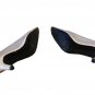 SALSERO size 9.5 BeigeBlack Bottom Solid design SILETTO high heel SHOES