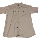 NGENC Adventure Safari Shirt Men's Large Short Sleeve Button-down dad