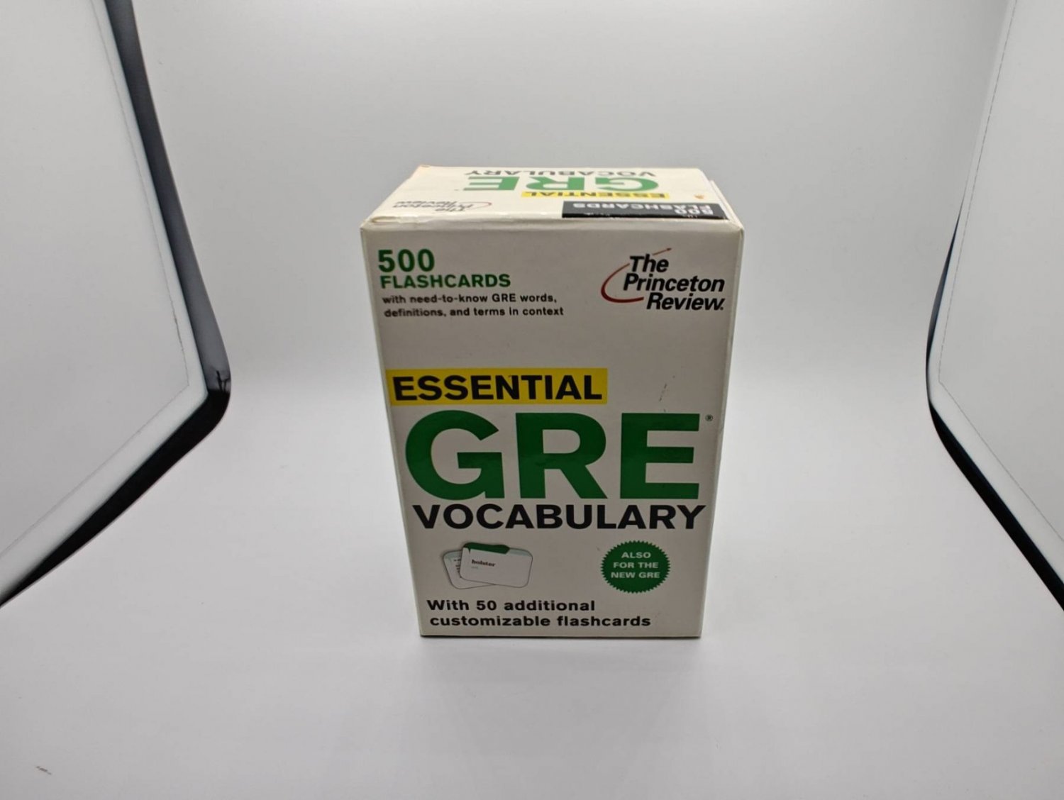 Essential GRE Vocabulary 500 Flashcards (The Princeton Review) used - good