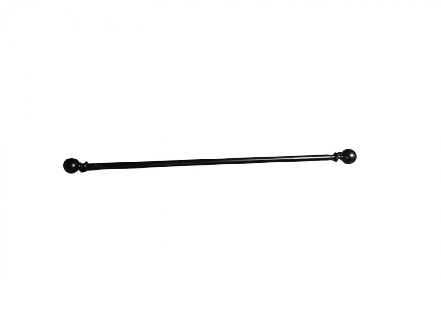 Pack of 1 Adjustable Window Curtain Rods - Sizes For all windows! Ball Design