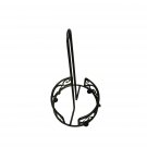 One-Handed Easy Tear Paper Towel Holder, Stainless Steel - Black
