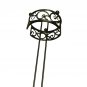 One-Handed Easy Tear Paper Towel Holder, Stainless Steel - Black