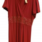 Patra Short Sleeve V Neck Chiffon Dresses Ladies Evening Cocktail Party Dress