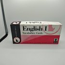 English I Vocabulary Cards Academic Study Card Set Sealed In Original Box