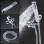 Chrome Ralnfall Shower Head Combo 8" Rain Shower Head With Handheld Shower Spay