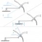 Chrome Ralnfall Shower Head Combo 8" Rain Shower Head With Handheld Shower Spay