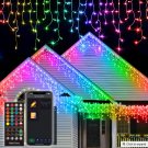 66FT Icicle598 Led Christmas Holiday Decor String RGB Lights APP&Remote controll 66FT Icicle598 Led Christmas Holiday Decor String RGB Lights APP&Remote controll