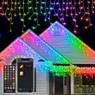 66FT Smart Color Changing Icicle Lights Outdoor - APP 66FT, Multicolor 66FT Smart Color Changing Icicle Lights Outdoor - APP 66FT, Multicolor