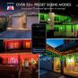 Icicle Lights for Outside, 66FT 504 LEDs Icicle Christmas Lights Outdoor Conn...