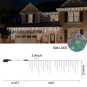 66Ft 504LEDs Icicle Lights for Outside, RGB Color Changing Icicle Christmas