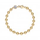 Gold Diamond Beaded Bracelet
