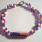 Red White & Blue USA Flag Bracelet