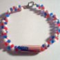 Red White & Blue USA Flag Bracelet