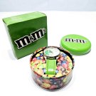 M&M s Candy Watch Analog New in Box and Tin Avon MMs M&Ms GREEN