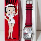 Betty Boop Nurse HOT! Watch Womens 31mm Red Leather Strap