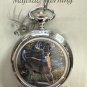 DEER/ BUCK BRASS POCKET WATCH AL AGNEW EXCLUSIVE EDITION MAJESTIC MORNING AVON