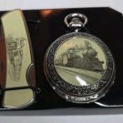Avon Train Locomotive Pocket Watch & Knife 2006 With papers New Avon Train Locomotive Pocket Watch & Knife 2006 With papers New