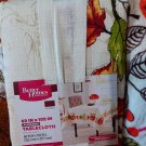 BETTER HOMES & GARDEN PUMKINS CLOTH Tablecloth (Autumn Orange)  60 X 102