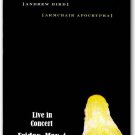 Andrew Bird Poster Poster Concert 11 x 17 inches Ships SameDay from USA Crystal