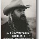 Chris Stapleton Poster Concert DAR Traveller 11 x 17 inches Ships SameDay From U