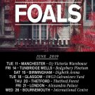 Foals Poster Concert 2019 UK Dates 11 x 17 inches Ships SameDay from USA