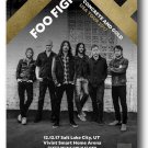 Foo Fighters Poster Concert Concrete Gold Slc 11 x 17 inches Ships SameDay From