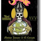Ghost Poster Band Concert Jan 2012 PDX 11 x 17 inches Ships SameDay From USA