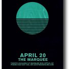 Foals Poster Concert AZ Teal 11 x 17 inches Ships SameDay from USA