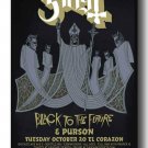 Ghost Poster Band Concert Seattle Oct 2015 11 x 17 inches Ships SameDay From USA