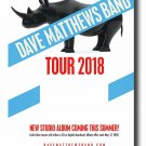Dave Matthews Band Poster 2018 Concert Tour Rhino 11 x 17 inches Ships SameDay f