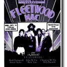 Fleetwood Mac Poster Concert 70s purple 11 x 17 inches Ships SameDay From USA