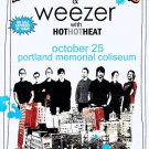 Foo Fighters Poster Concert w Weezer 11 x 17 inches Ships SameDay From USA