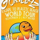 Gorillaz Poster Concert Plastic Beach 11 x 17 inches Ships SameDay From USA