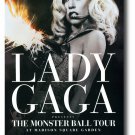 Lady Gaga Poster Concert Monster Ball HBO 11 x 17 Inches Ships SameDay from USA