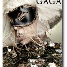 Lady Gaga Poster Promo Sliver Gold Mask 11 x 17 Inches Ships SameDay from USA
