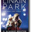 Linkin Park Poster Brixton Concert 11 x 17 inches Ships SameDay From USA