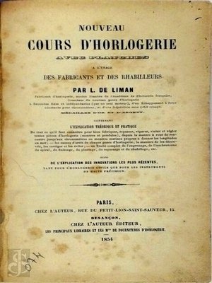 Nouveau Cours D'Horlogerie