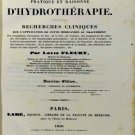 Traite Pratique et Raisonne D'hydrotherapie - Recherches Cliniques sur L'appl