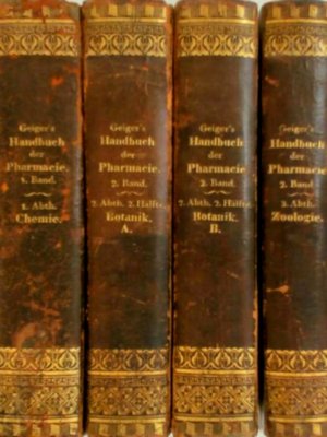 Handbuch der Pharmacie - Zum Gebrauche bei Vorlesungen und zum Selbstunterric